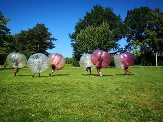 Bubbel-voetbal-actie